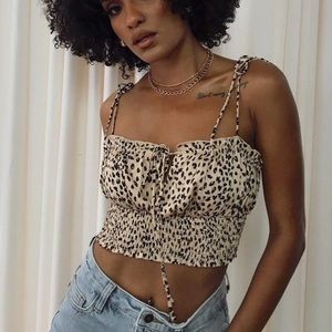 Princess Polly cheetah tank top